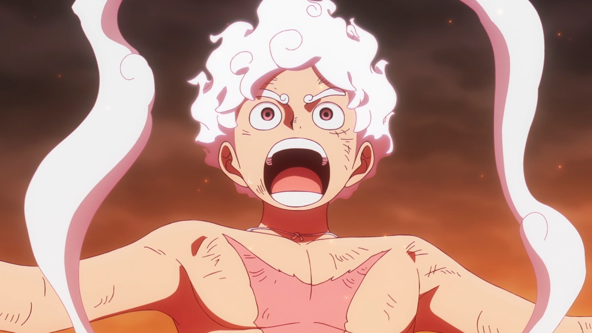 One Piece em Elbaph: Saga final acelera na reta decisiva Gear 5 luffy Shocked One Piece