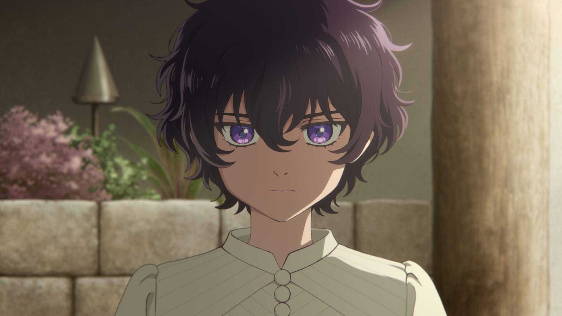 Agott glares at Coco in Witch Hat Atelier Episode 2.