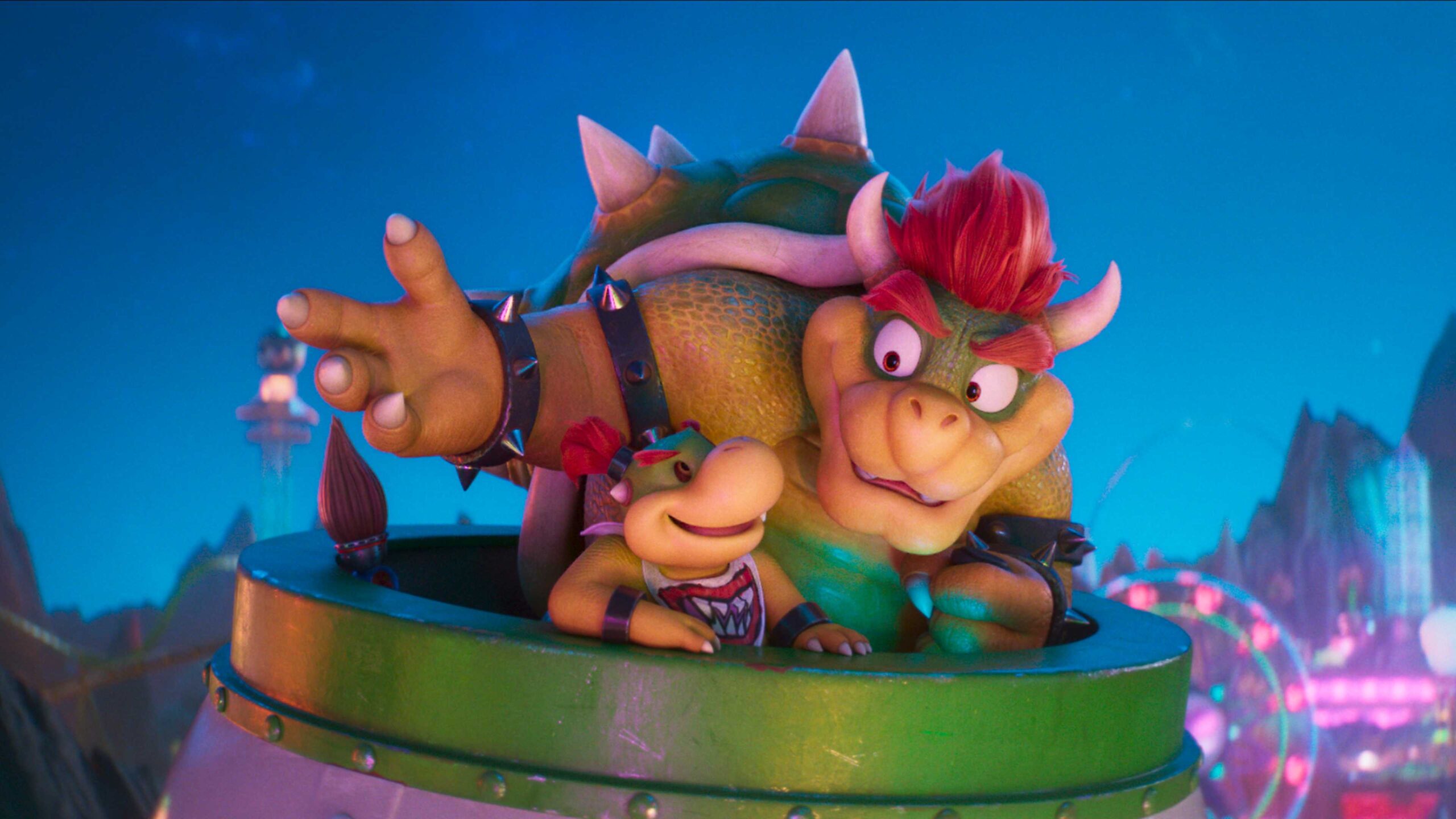 Buckets de Super Mario Galaxy: Yoshi lidera pré-venda Bowser and Bowser Jr in The Super Mario Galaxy Movie