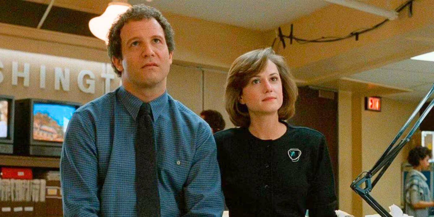 10 dramedies com grandes atuações: Os melhores da lista Jane e Arron observam em Broadcast News