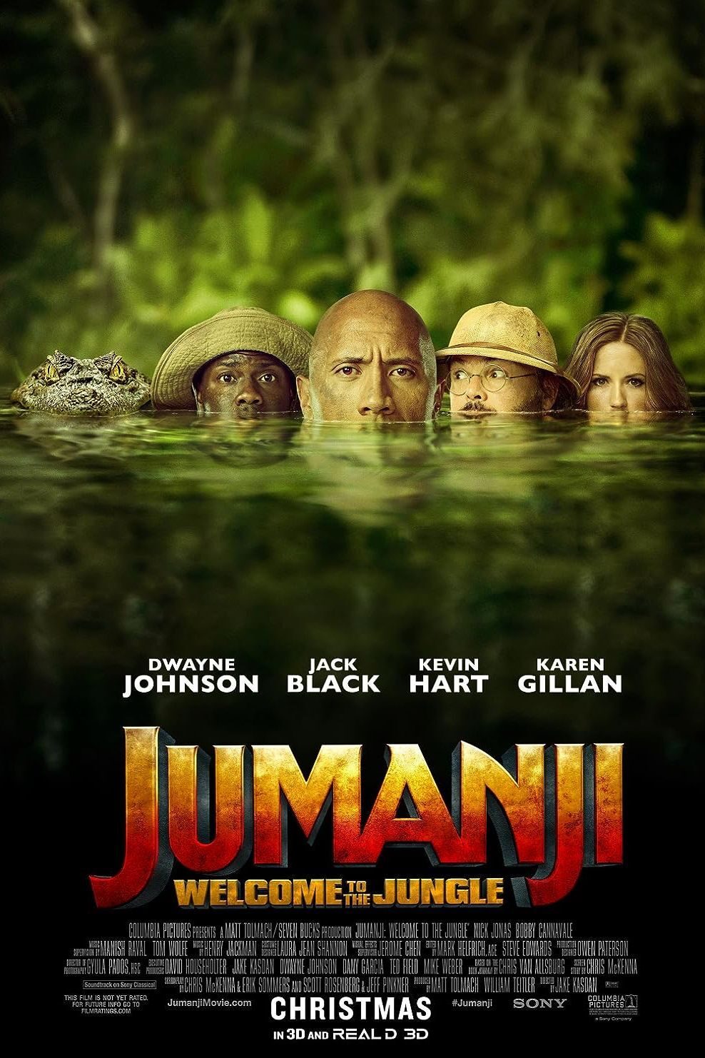 Jumanji: Bem-Vindo à Selva lidera a Netflix Elenco principal de Jumanji: Bem-Vindo à Selva em uma cena cômica dentro do videogame