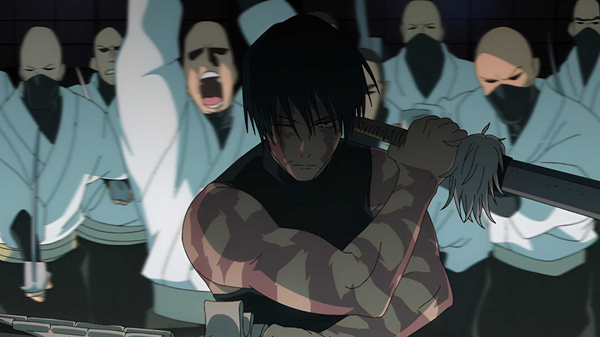 Maki fighting the Zenin Clan in Jujutsu Kaisen Season 3 Episode 4