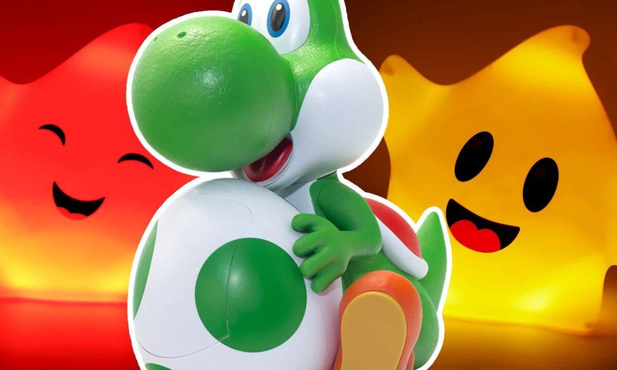 Bucket LED do Luma de The Super Mario Galaxy Movie, com brilho colorido e visual oficial de colecionável da AMC