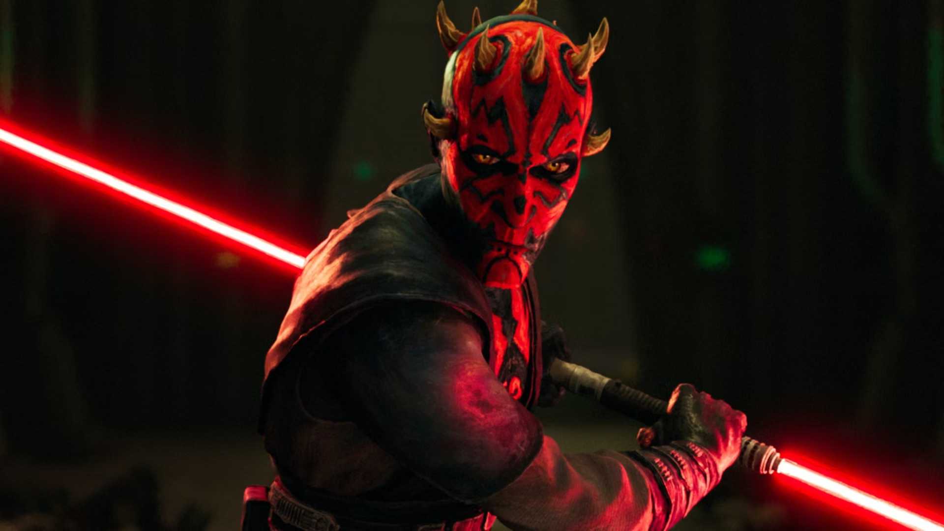 Star Wars: Maul - Shadow Lord: Visual forte, ritmo irregular Maul using his dual-bladed lightsaber in Maul Shadow Lord