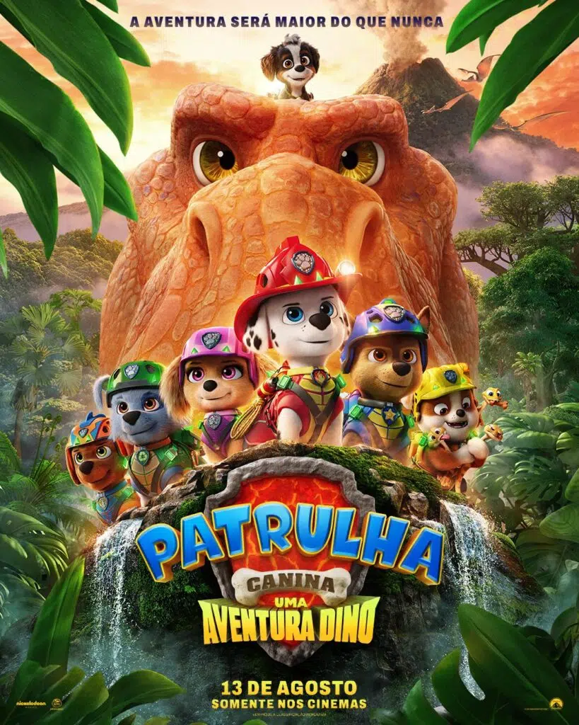 Paramount aposta em resgate jurássico da Patrulha Canina — foto de divulgação