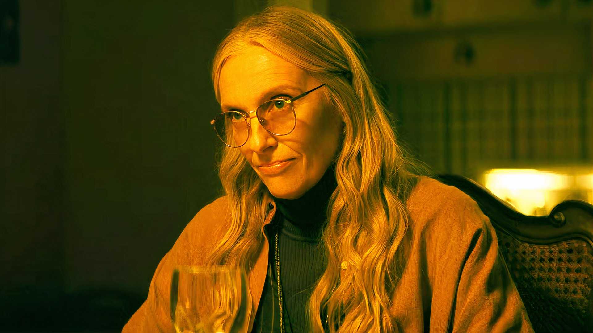 Toni Collette as Evelyn in Wayward.