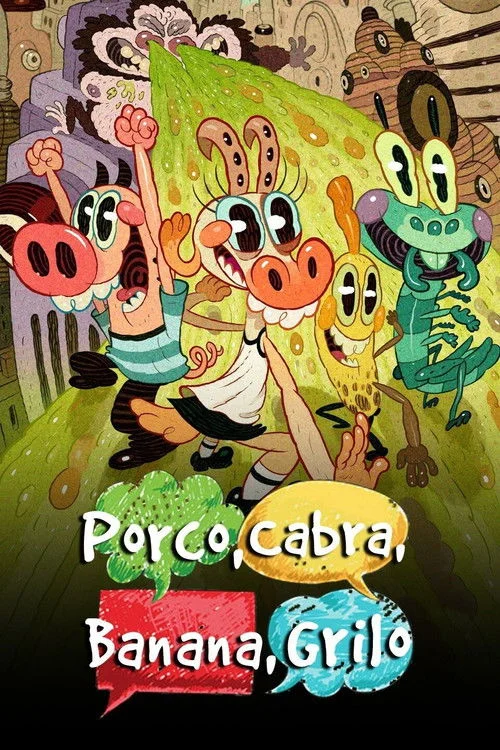 Poster de Porco Cabra Banana Grilo
