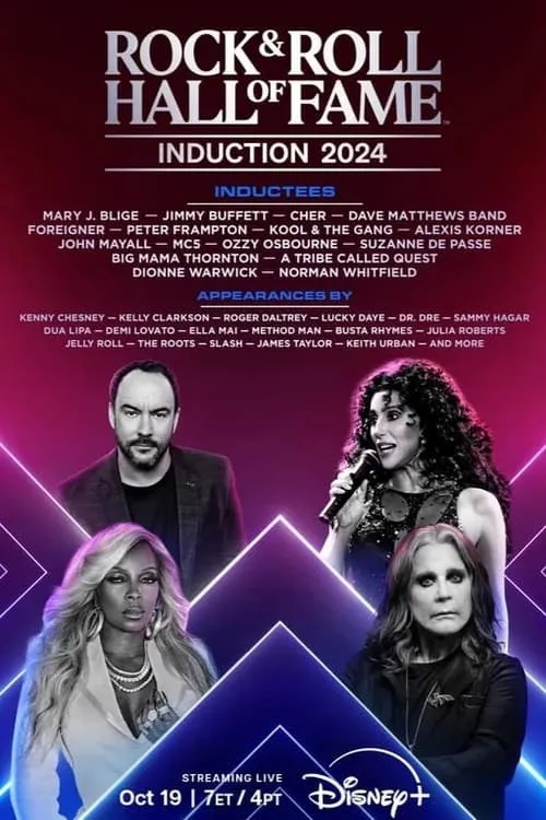 Poster de 2024 Rock & Roll Hall of Fame Induction Ceremony