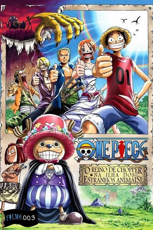 Poster de One Piece: O Reino de Chopper na Ilha dos Estranhos Animais!