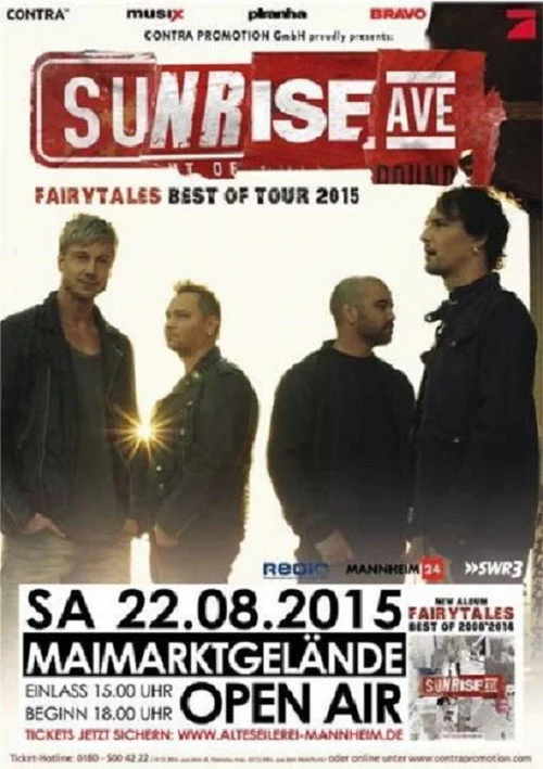 Poster de Sunrise Avenue - Fairytales Best Of 2006-2014 (Live at O² World Hamburg)