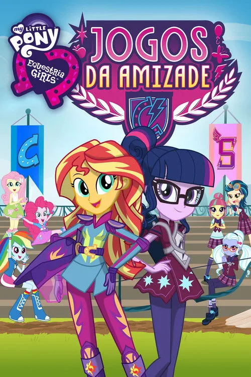 Poster de My Little Pony, Equestria Girls: Jogos da Amizade