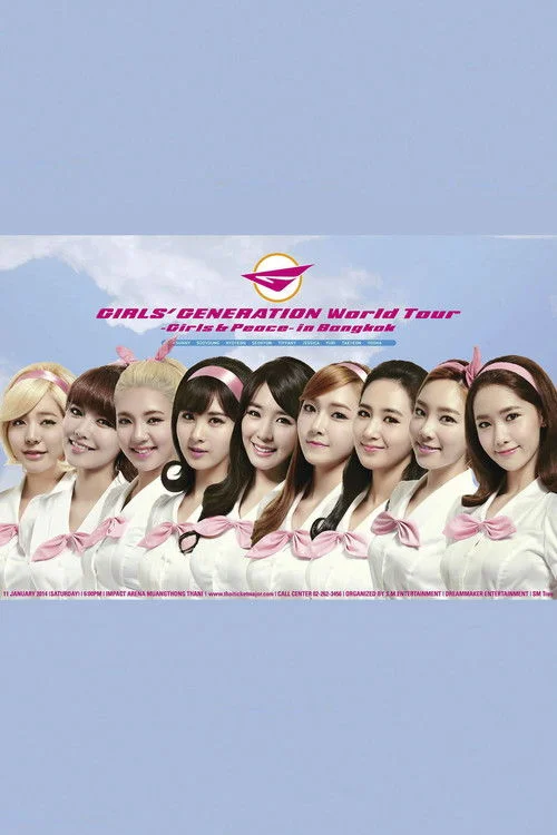Poster de Girls' Generation World Tour -Girls & Peace- in Seoul